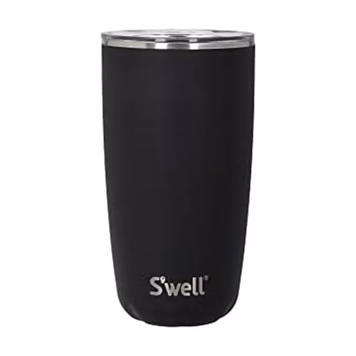 S'well Black Stainless Steel Tumbler, 530ml