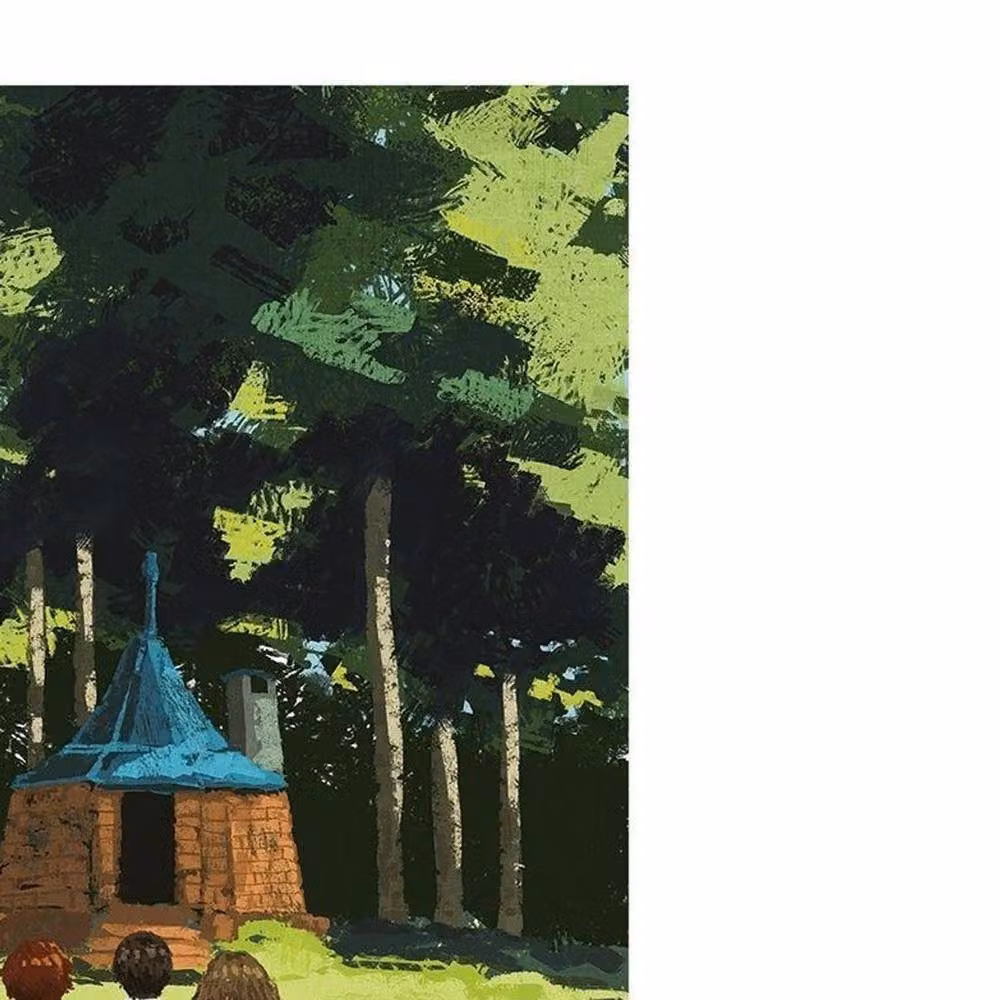 Harry Potter The Lonely Hut Green Paper Poster – 2