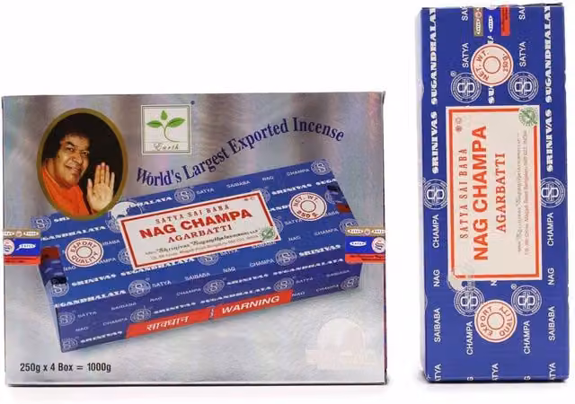 KDMD Satya Nagchampa Incense, Blue, 250g – 1