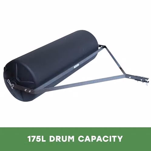 The Handy Large Poly Body Towed Garden Roller in Black with 175L Capacity – 2