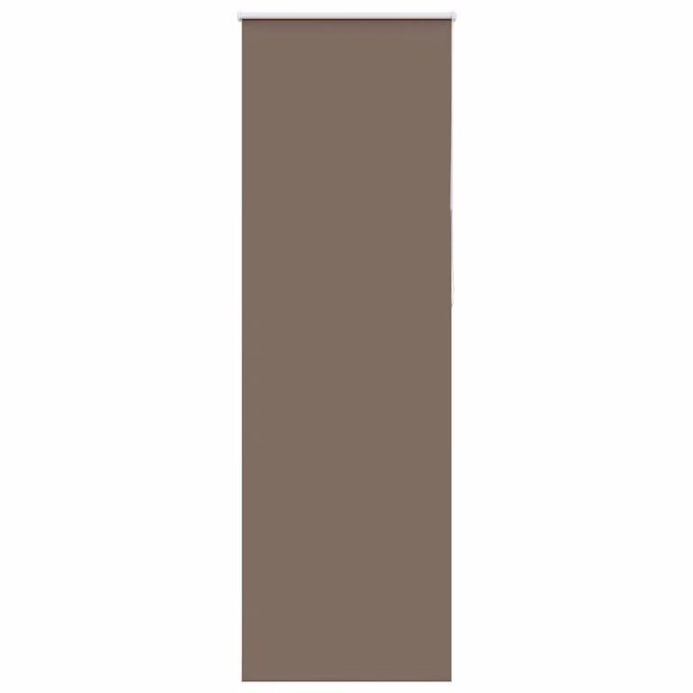 Berkfield Home Blackout Roller Blind, Brown Polyester, W: 80 cm, H: 230 cm