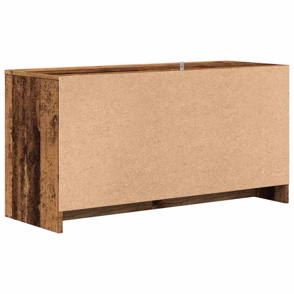 Berkfield Home Rustic TV Cabinet in Brown Engineered Wood W: 102 cm, D: 37.5 cm, H: 52.5 cm – 4