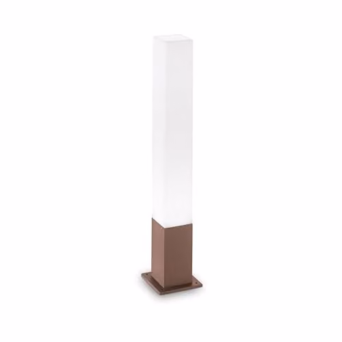 Netlighting Edo Outdoor Bollard Lamp in Brown with 1 Light and IP44 Rating