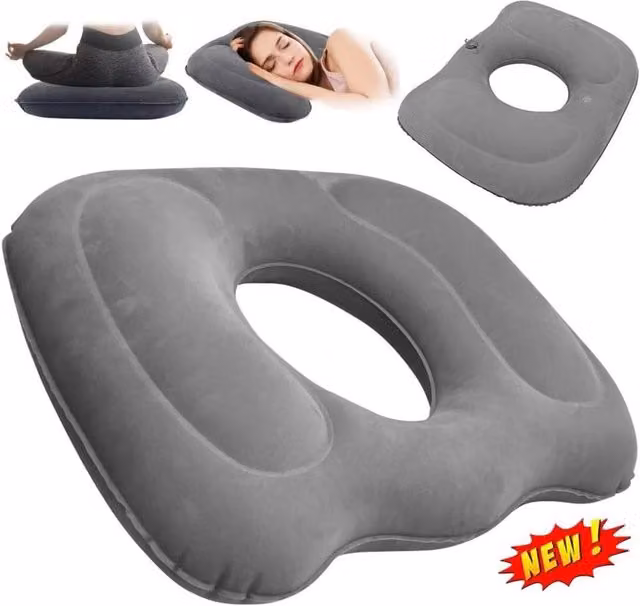 SPETLEK Medical Donut Seat Pillow in Grey