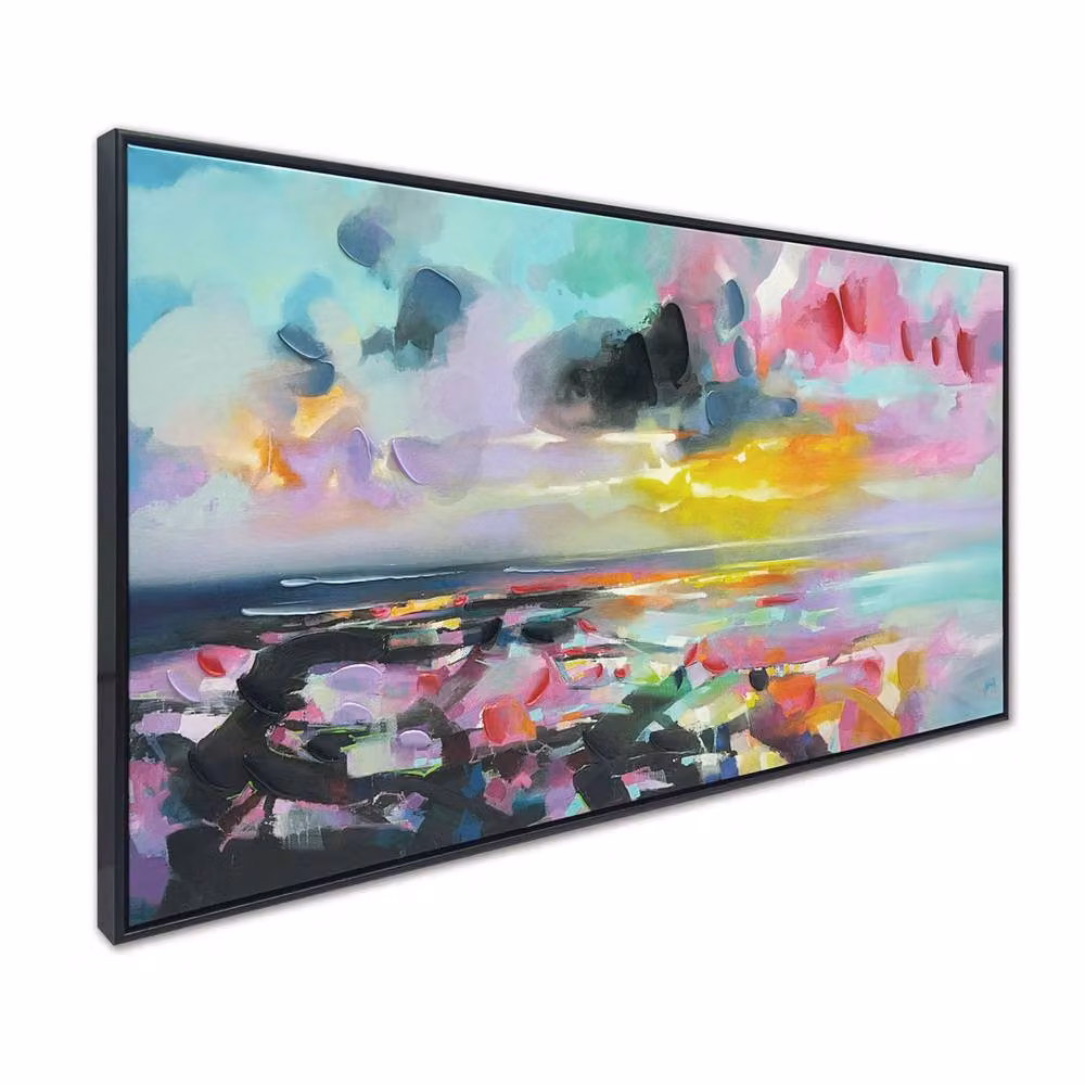 Scott Naismith Esprit Insulaire Multicolour Abstract Canvas Print – 2