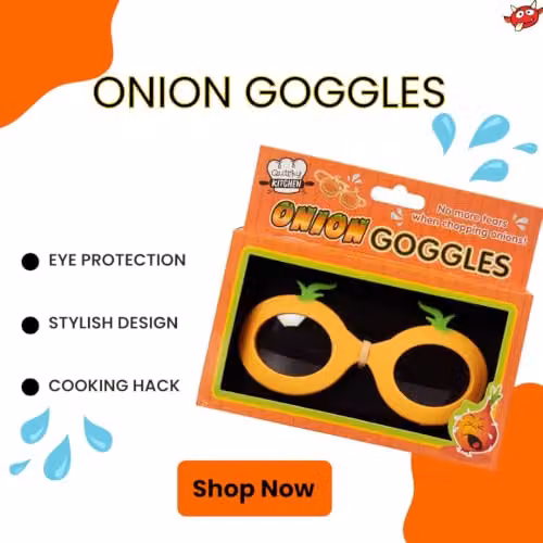 Diabolical Onion Goggles in Orange with Adjustable Strap – 3