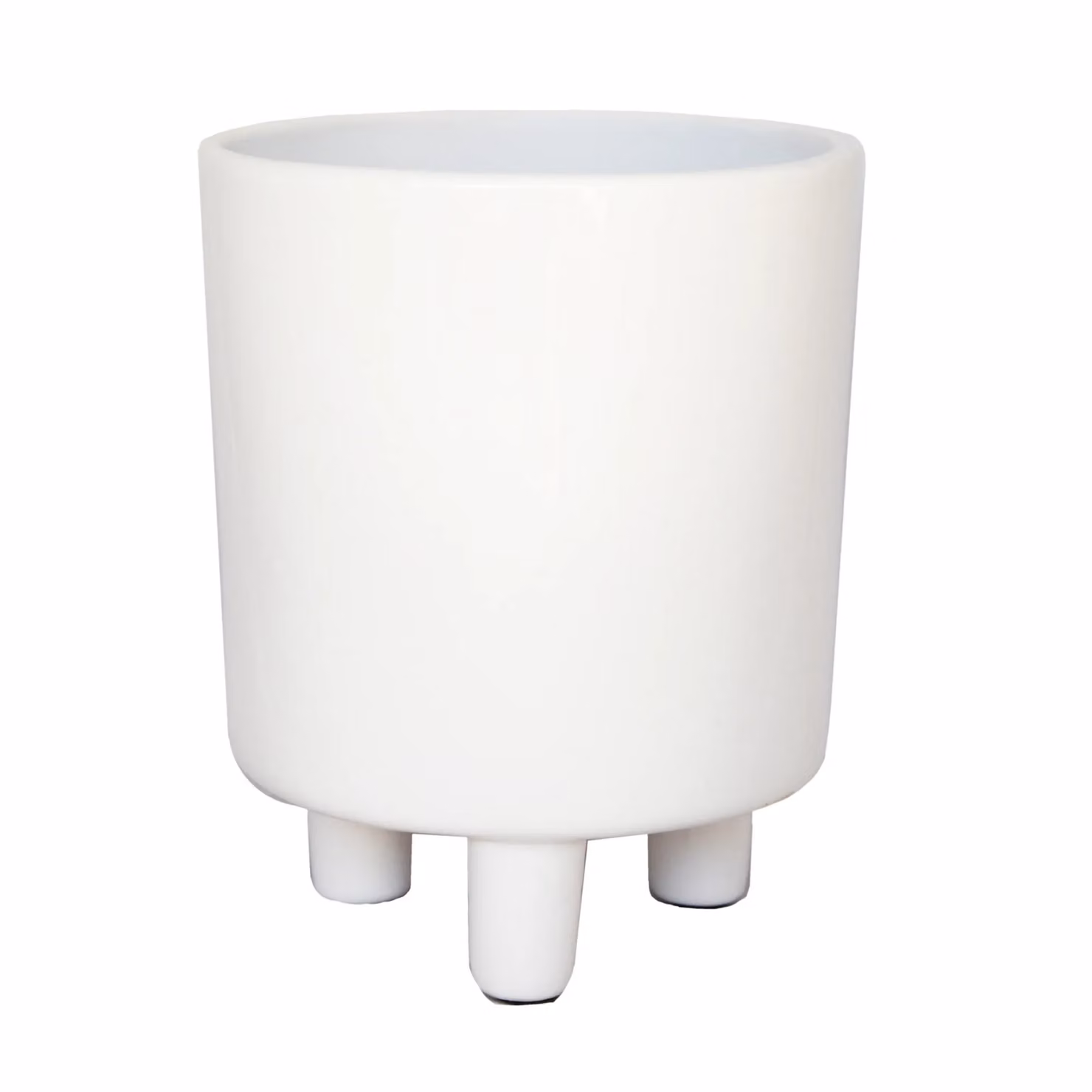 Ivyline Pisa White Ceramic Tabletop Planter, H: 24 cm, D: 20 cm – 2