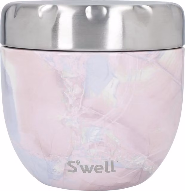 Swell Geode Rose Eats 2-in-1 Food Bowl - Pink