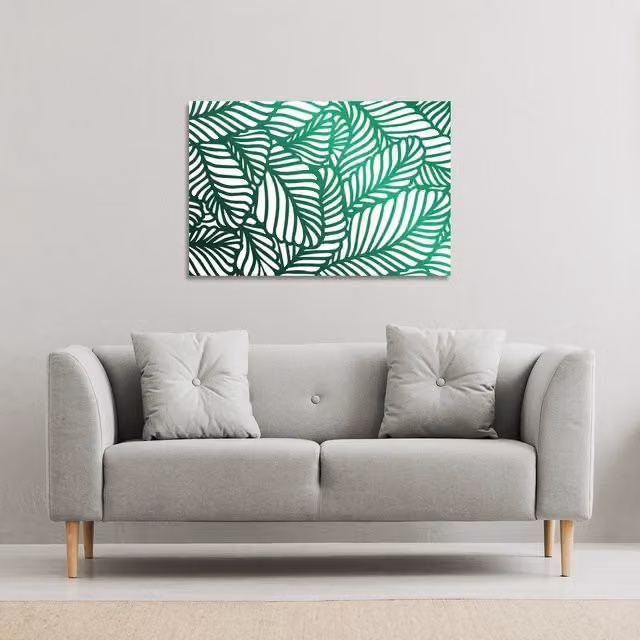 Benjamin Tate Design LTD Natural Analogues Texture Canvas Print, Green, W/H: 31 x 41 cm