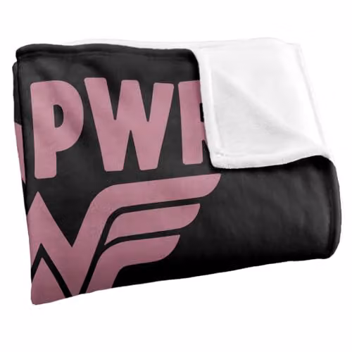 Warner Bros. Wonder Woman Girl Power Pink Super Soft Fleece Throw Blanket, W/D/H: 91 x 147 cm – 2
