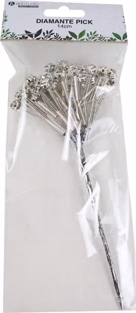 Art Studio Diamante Pick in Silver