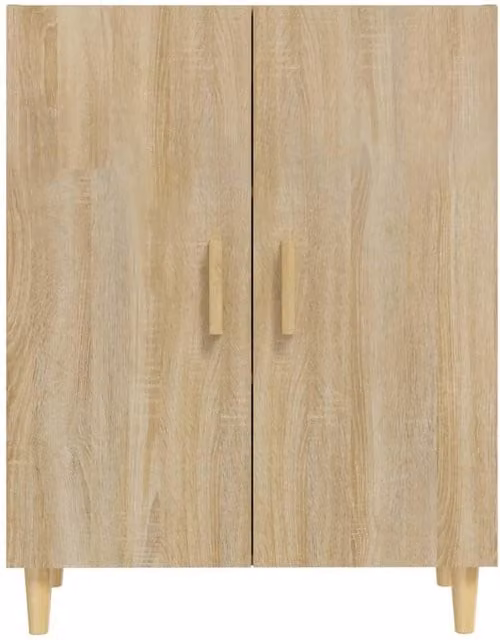 Berkfield Home Sonoma Oak Sideboard in Light Brown, W/D/H: 70 x 34 x 90 cm