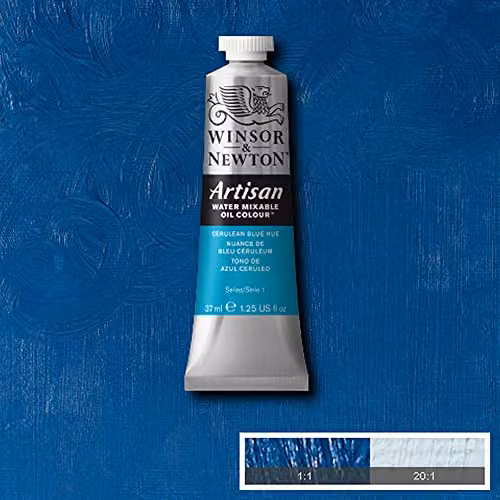 Winsor & Newton Artisan Water Mixable Oil Colour Tube, Cölinblau, 37ml – 3