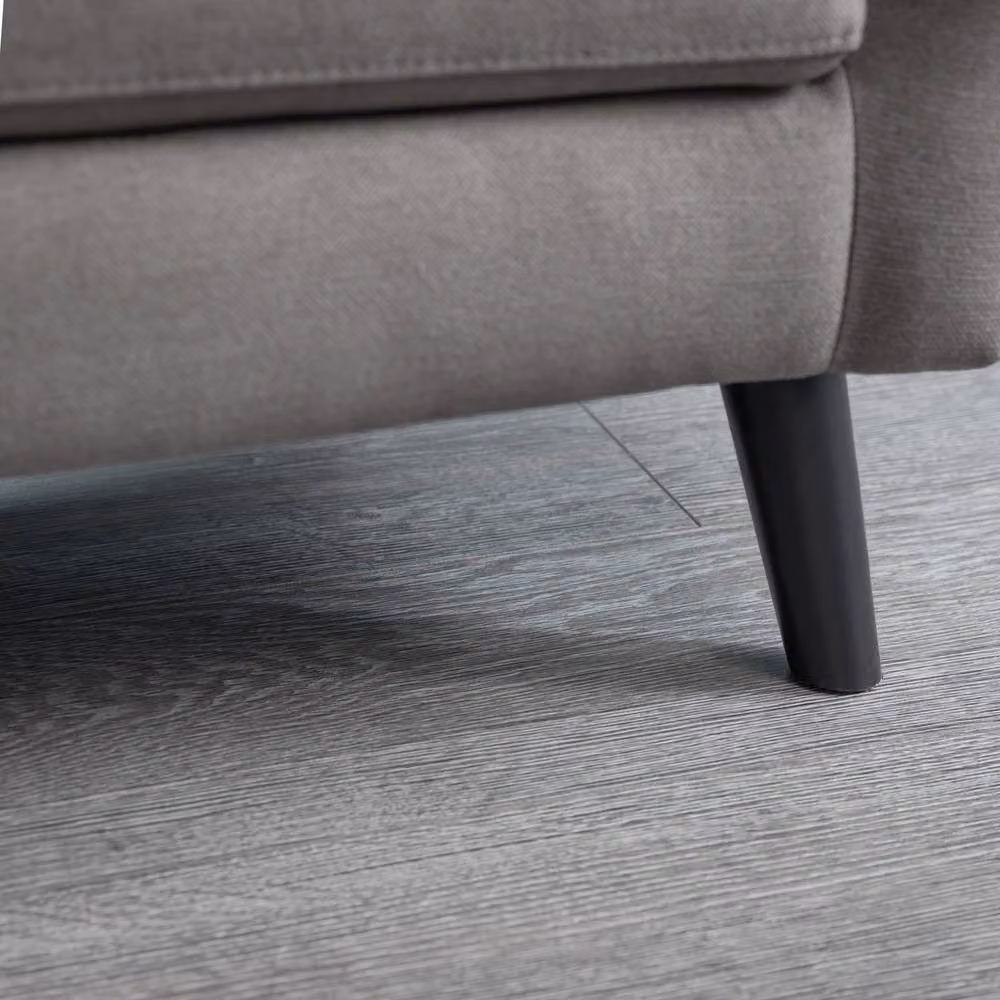 Cheshire Monza 3 Seater Compact Retro Fabric Sofa in Grey – 3