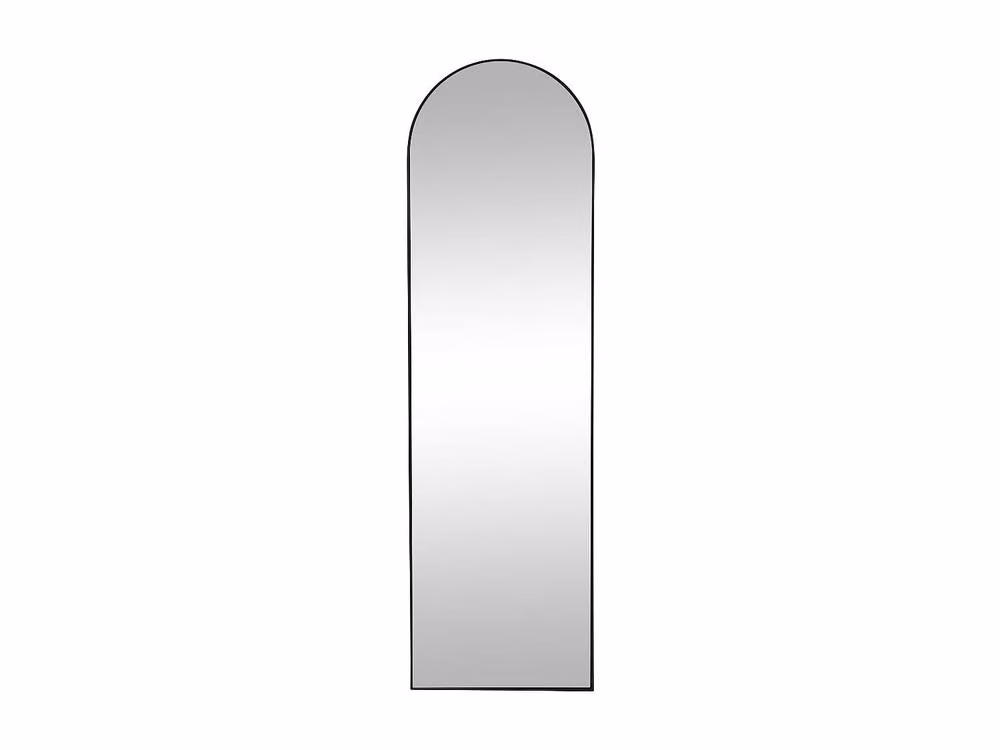 Vente-unique Metal Arch Mirror in Black, W: 50 cm, H: 170 cm – 2