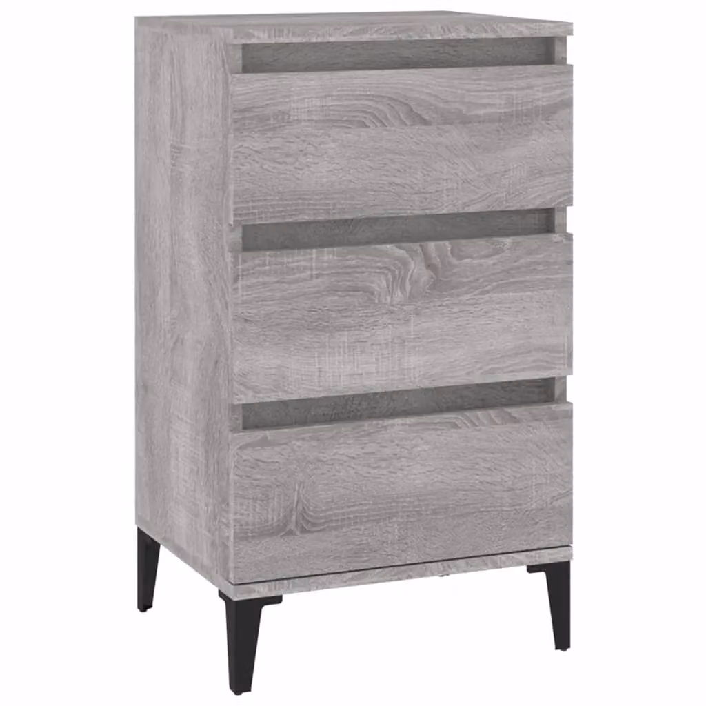 Berkfield Home Grey Sonoma Bedside Cabinet W/D/H: 40 x 35 x 70 cm – 2