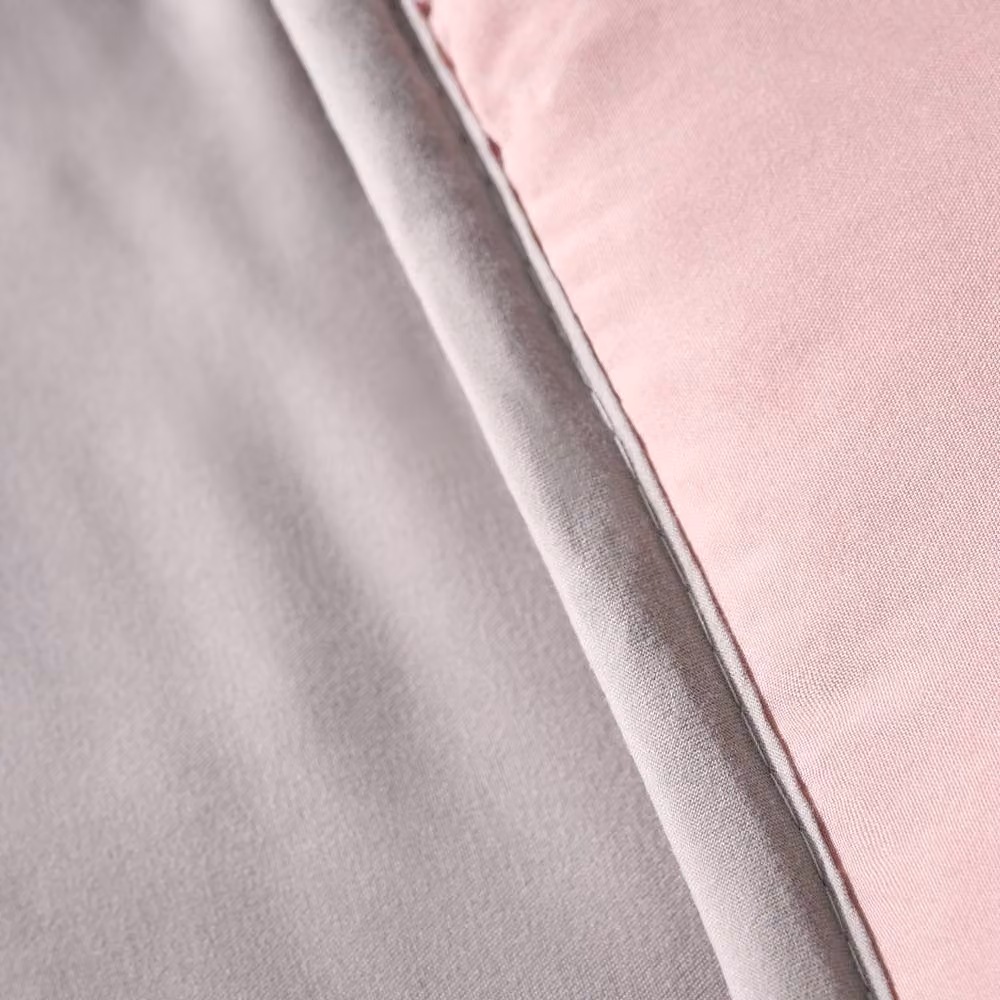 OHS King Size 10.5 TOG Hollow Fibre Duvet and Pillowcase Set in Light Pink – 3
