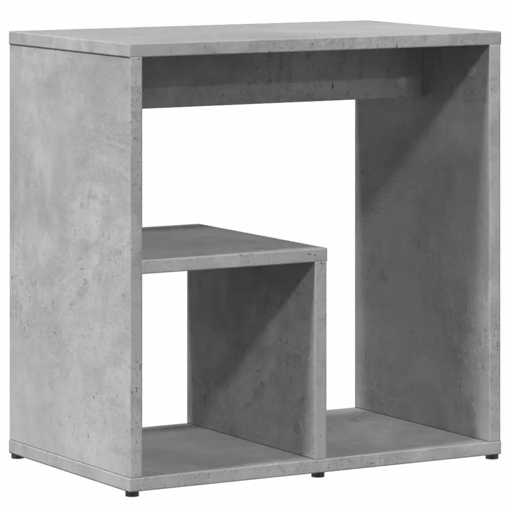 Berkfield Home Set of 2 Modern Grey Side Tables, W/D/H: 50 x 30 x 50 cm – 5