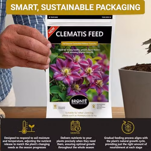 Bronte Heritage Clematis Feed Controlled-Release Granules for Climbers, 120g – 7