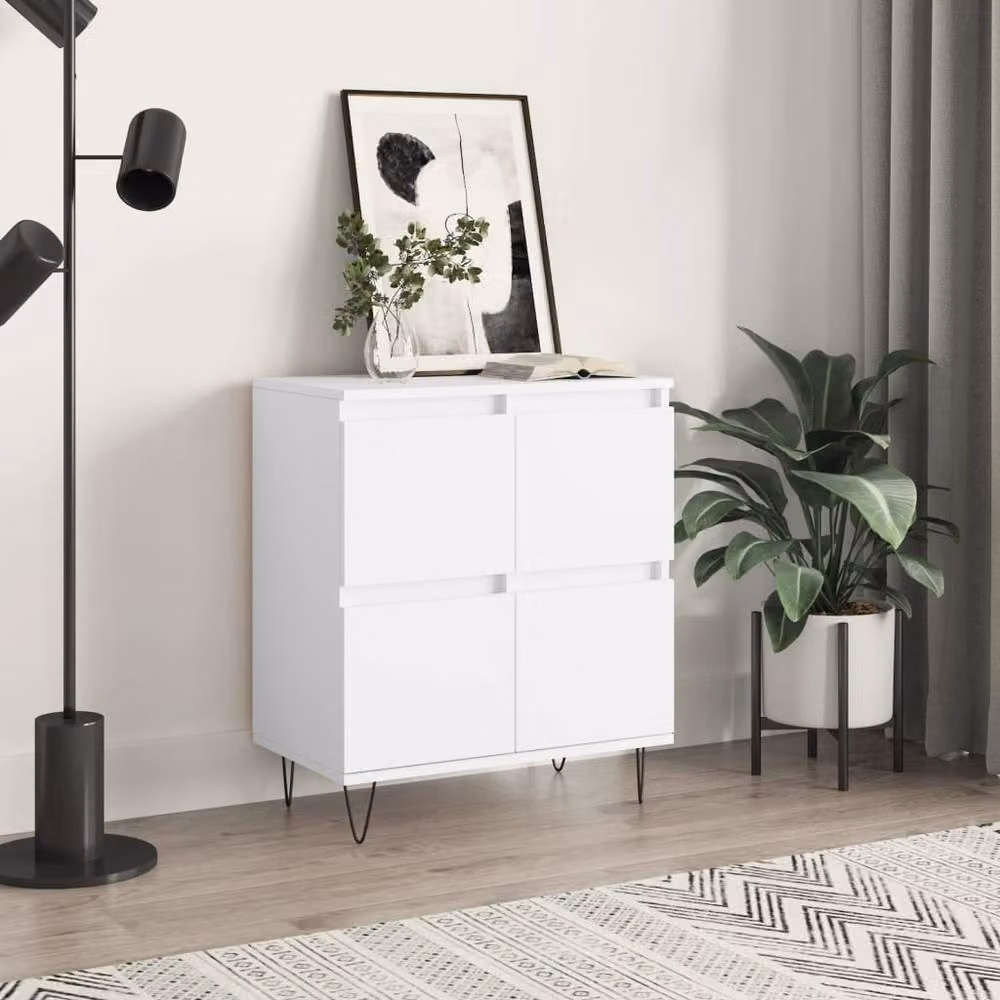 Berkfield Home White Modern Sideboard W/D/H: 60 x 35 x 70 cm – 2
