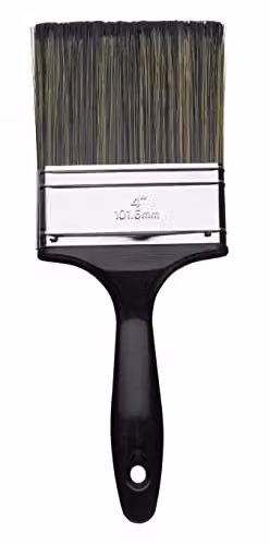 ProDec 100mm Black Shed and Fence Brush for Timber Treatments and Varnishes – 1