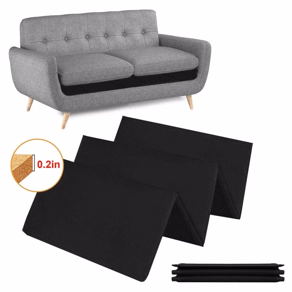 EONLION 2 Seater Sofa Couch Protector Support Board, Black, Width: 100 cm – 3