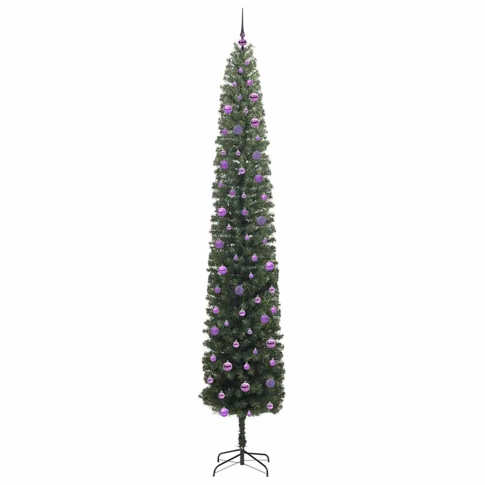 Berkfield Home Artificial Christmas Tree with 300 Warm White LEDs and Stand, Green – 4