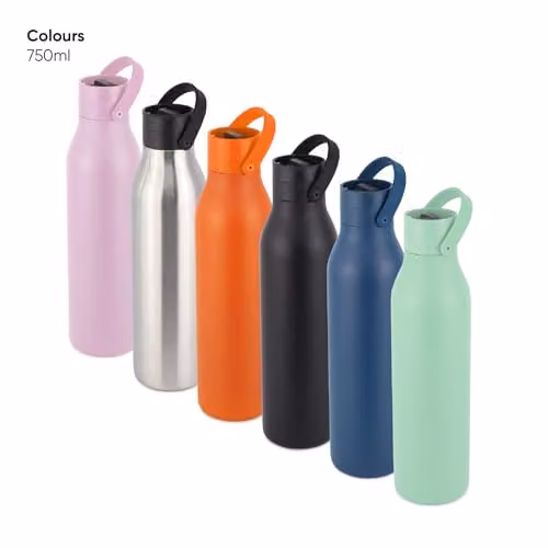 Circular & Co Recycled Stainless Steel Water Bottle, Green, 750ml – 2
