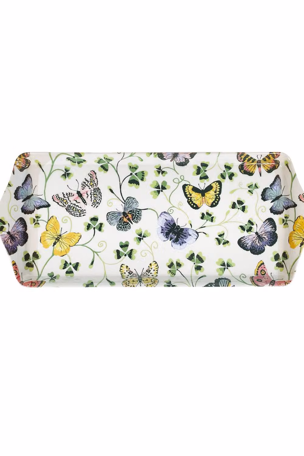 Ulster Weavers Butterfly Grove Rectangular Melamine Small Tray, Blue, Green and Multicolour, W: 17.0 cm, D: 17.0 cm, H: 1.0 cm – 2
