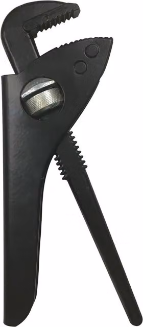 Pegdev 9 inch Thumb Turn Pattern Pipe Wrench in Black