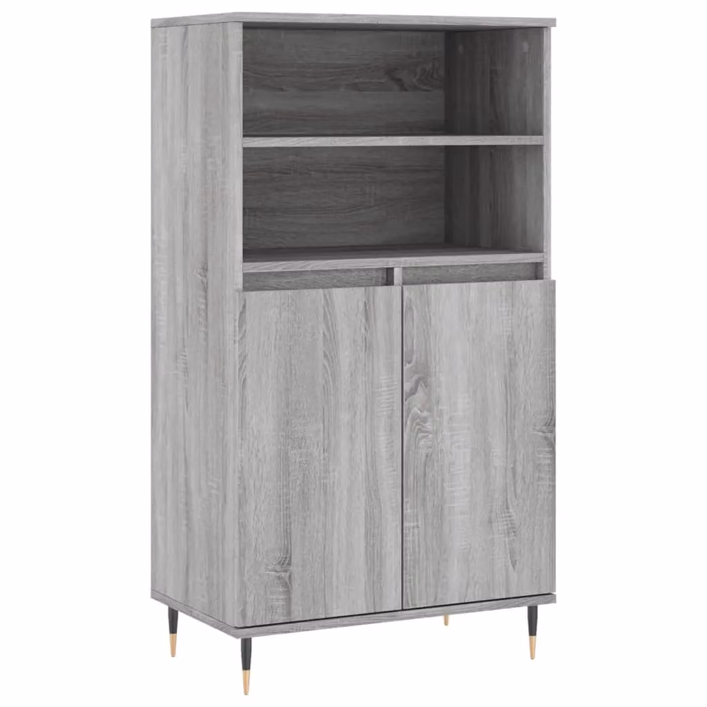 Berkfield Home Grey Sonoma Highboard W/D/H: 60 x 36 x 110 cm – 2