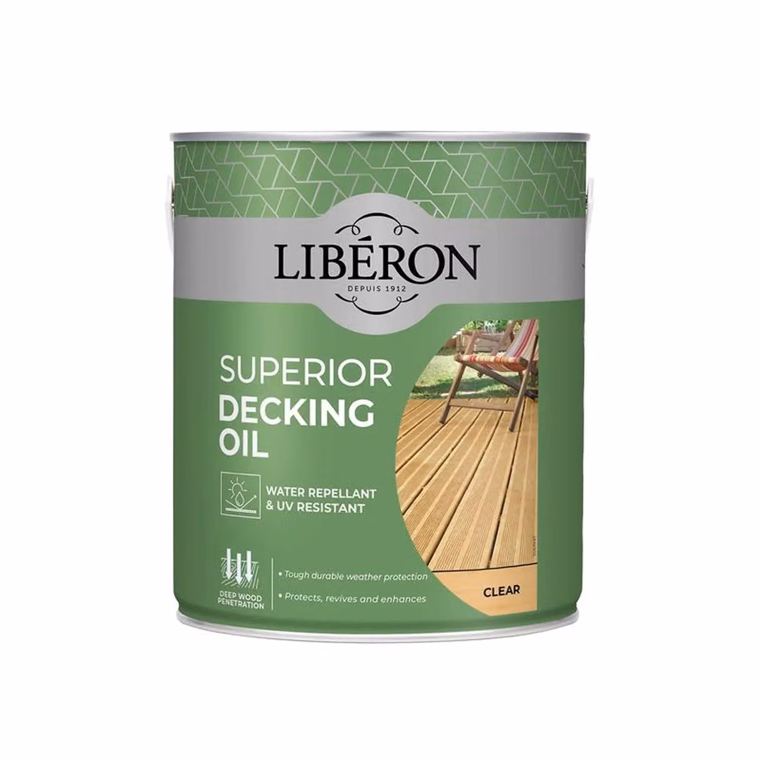 Liberon Superior Decking Oil in Transparent, 2.5 l – 2