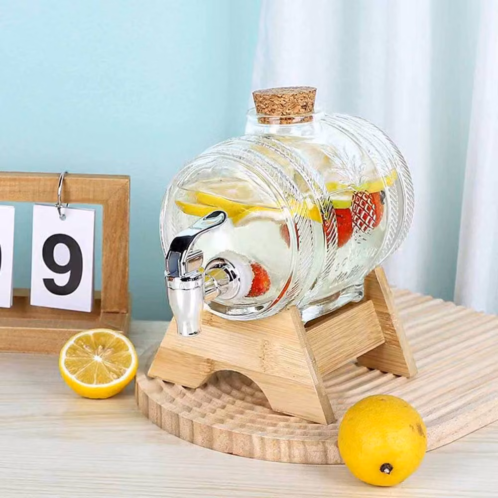 Leaper Thickened Glass Drink Dispenser in Clear – 2