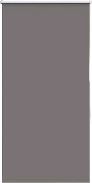 Berkfield Home Grey Blackout Roller Blind, Thermal Insulating Polyester, W: 65 cm, H: 130 cm