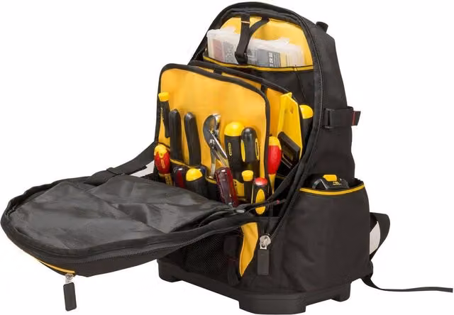 Stanley Fatmax Tool Backpack in Black and Multicolour – 1