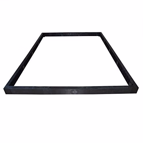 Palram Canopia Greenhouse Base Kit, Black, W: 630 cm, D: 258 cm, H: 12.5 cm