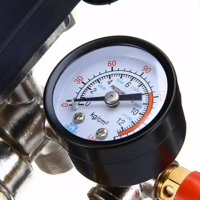 SPETLEK 230V Pressure Switch Air Valve Manifold Compressor Control, Black, W: 1000 mm, D: 400 mm, H: 400 mm – 1