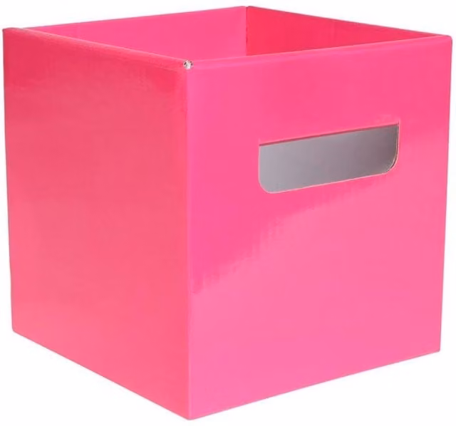 KDMD Pearlised Hot Pink Bouquet Box, Pack of 10, W/D/H: 15 x 15 x 15 cm – 1