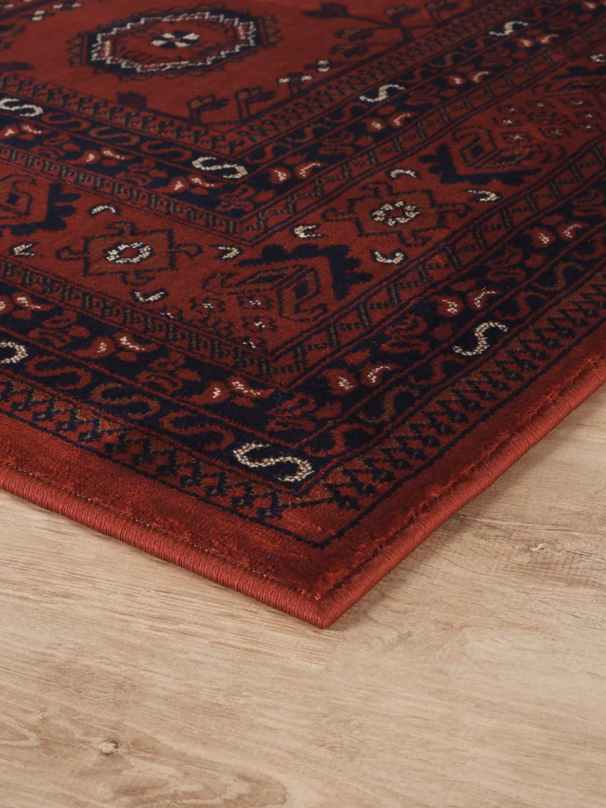Desire Rugs Yasmin Traditional Bukhara Oriental Style Area Rug in Red, W: 80 cm, L: 150 cm – 3