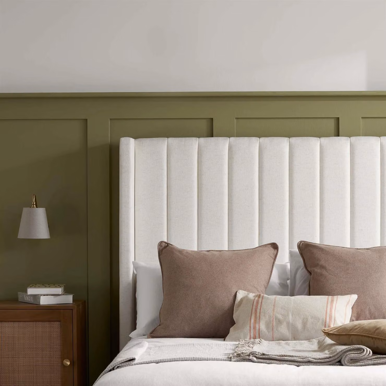 Birlea Maisey Ottoman Double Bed Frame in Cream Linen Fabric, W/D/H: 154 x 142 x 200 cm – 4