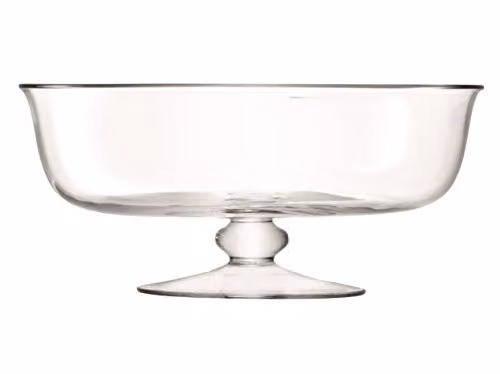 LSA International Serve Dessert Comport, Transparent Glass, Diameter: 31 cm, Height: 14 cm