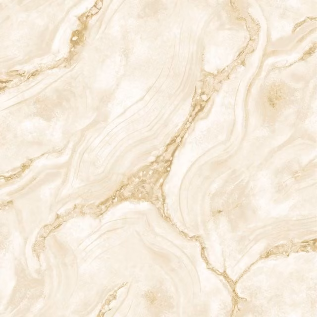 Rasch Palmetto Agate Liquid Marble Glitter Metallic Wallpaper in Gold