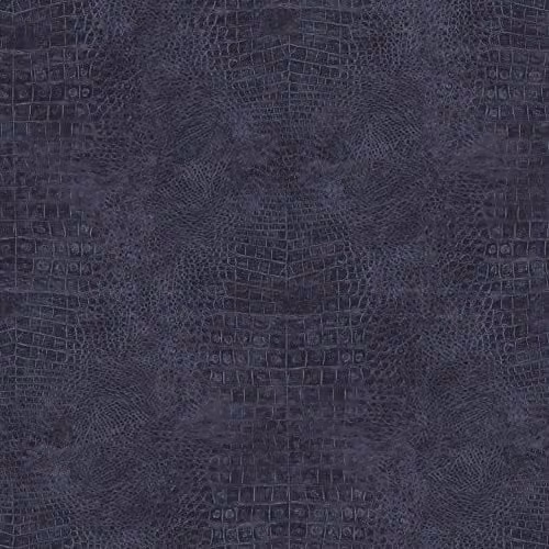 Galerie G67507 Natural FX Blue Animal Print Washable Non-Woven Vinyl Wallpaper Roll