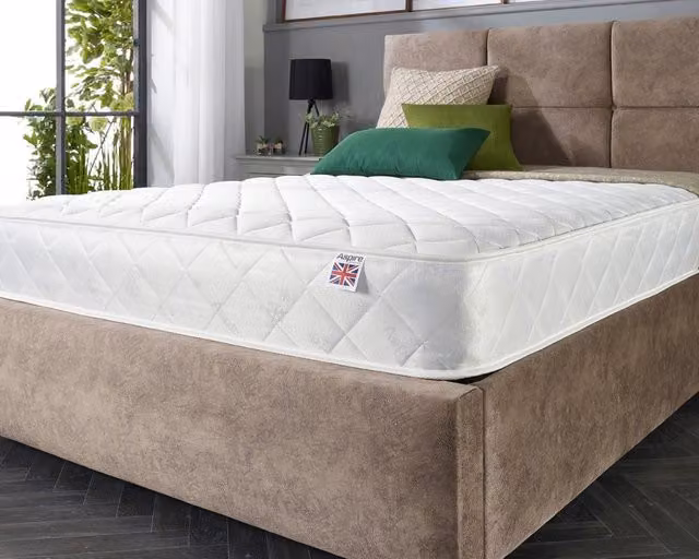Aspire Store 8 inch Comfort Rolled Bonnell Spring Mattress in White