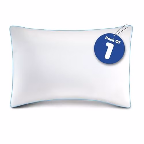 Gaveno Cavailia Adjustable Water Pillow with Cotton Cover, White, W: 70 cm, H: 50 cm