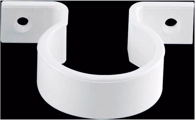McAlpine T30 1.5 inch Plastic Pipe Clip in White – 1