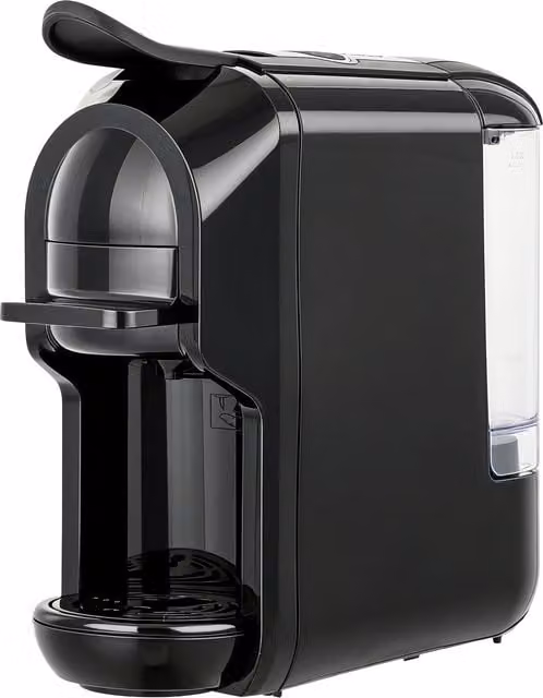 HOMCOM Black Pod Coffee Machine for Nespresso, Dolce Gusto Capsules and Ground Coffee, 19 Bar Semi Automatic Coffee Maker with 0.6 l Removable Tank
