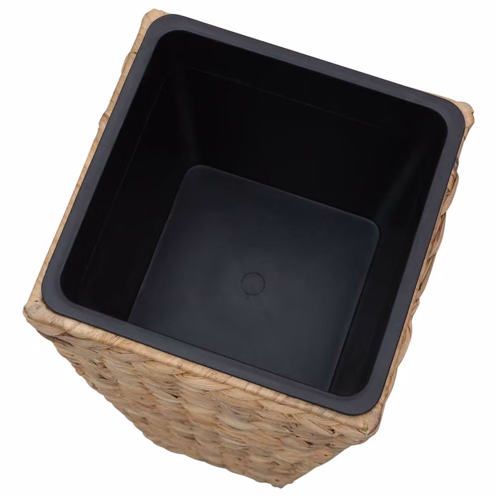 Berkfield Home Garden 3 Piece Set of Brown Water Hyacinth Raised Planter Beds – 2