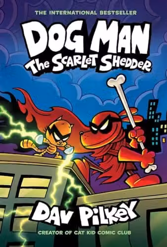 Dog Man 12: The Scarlet Shedder by Scholastic, Multicolour Paper Book – 1