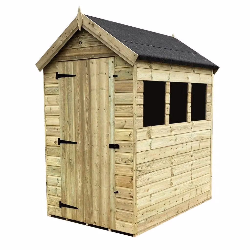 Marlborough Sand Premier Pressure Treated Apex Shed with Window and Floor – 2